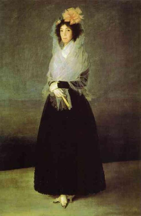 Francisco Jose de Goya The Countess of Carpio, Marquesa de la Solana. France oil painting art